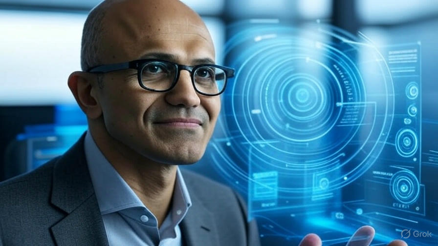 Microsoft CEO Satya Nadella Embraces AI to Redefine His Role